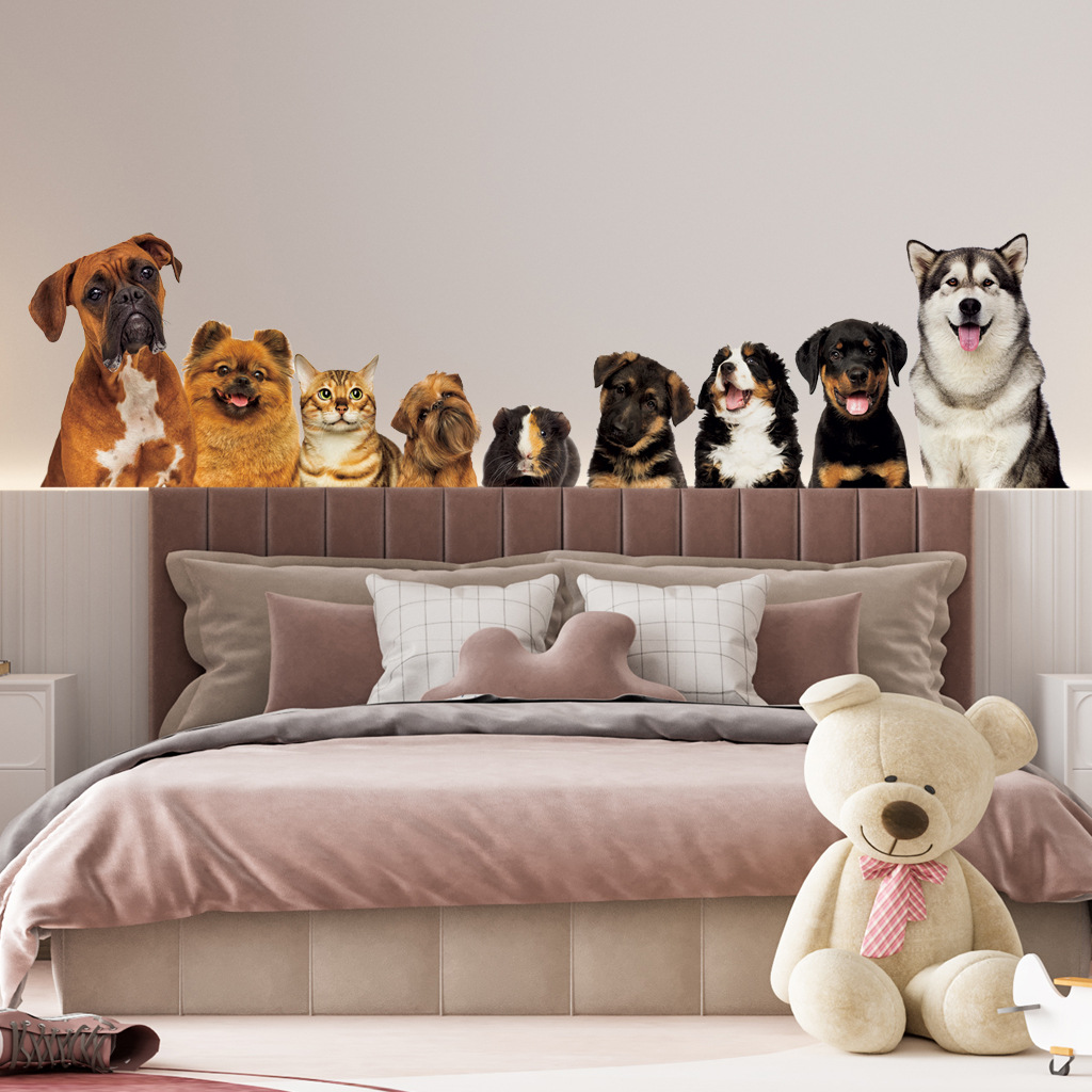 Home Cinema Wall - C30 # Autocollant Mural 9 chats
