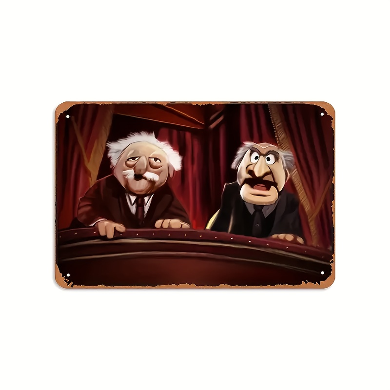 Home Cinema Wall - Art mural vintage en métal Statler