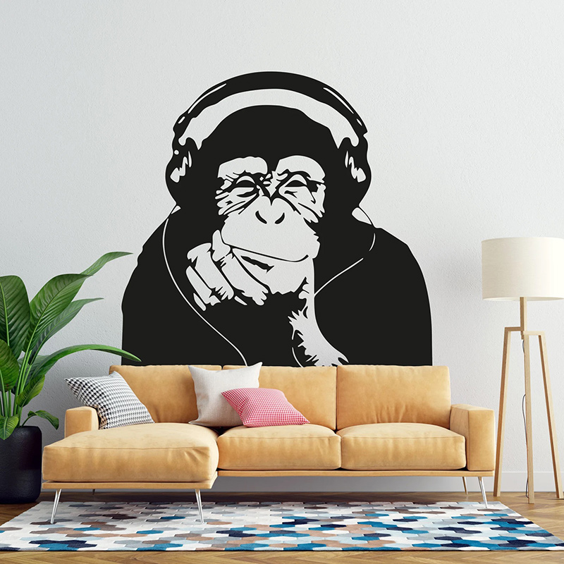 Banksy – autocollant mural en  - Home Cinema Wall avis et prix