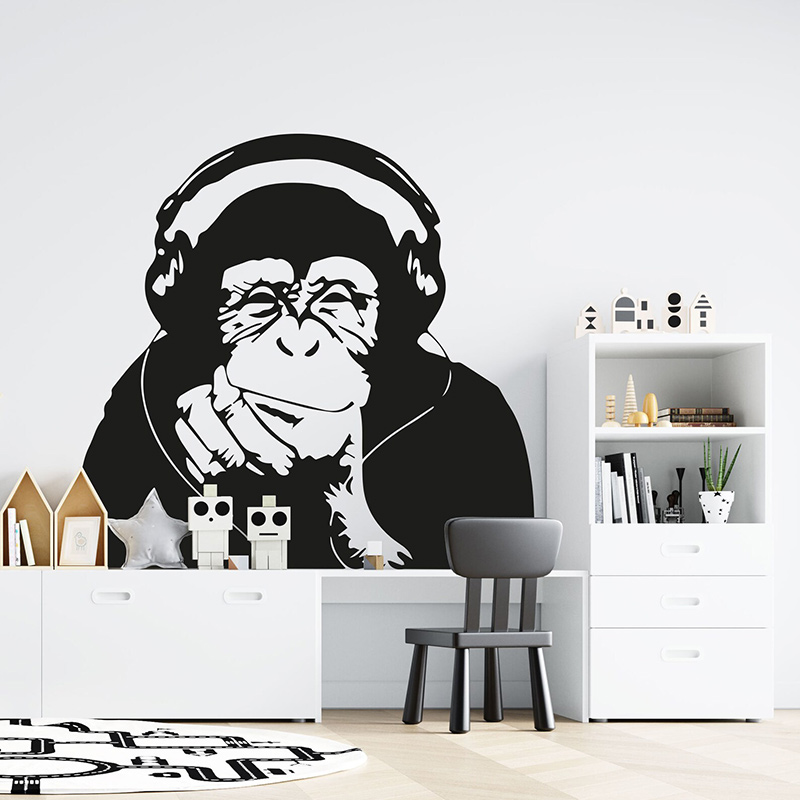 Banksy – autocollant mural en  - Home Cinema Wall avis et prix